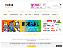 Tablet Screenshot of hibba.nl